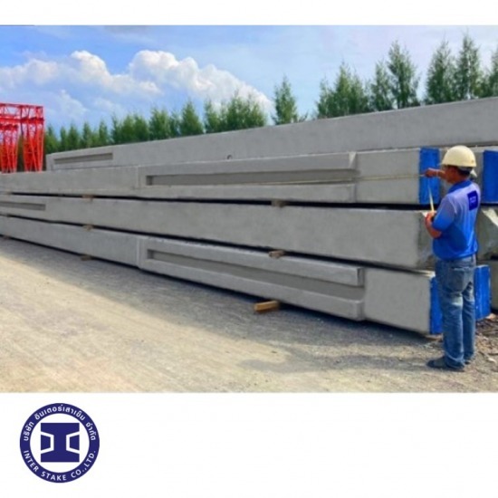 Supplier of dam piles in Ayutthaya. - 