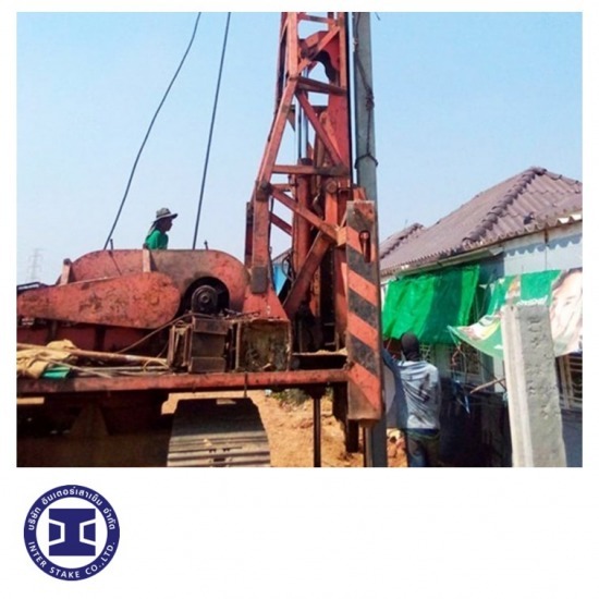 Pile driving services available in Ayutthaya. - 